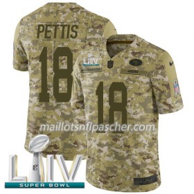 Maillot San Francisco 49ers Dante Pettis 18 Nike 2018 Salute To Service 2020 Super Bowl LIV - Homme
